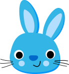 Blue Rabbit - Lapin Bleu